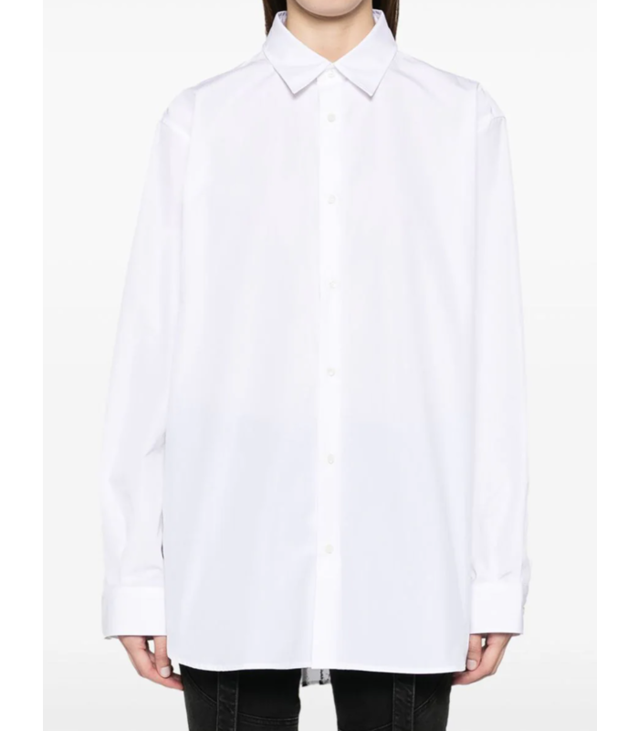 CAGE TOMPE L'ŒIL POPELINE SHIRT WHITE