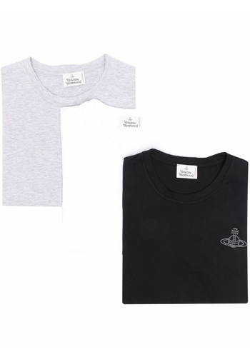 VIVIENNE WESTWOOD 3-pack t-shirt black white grey