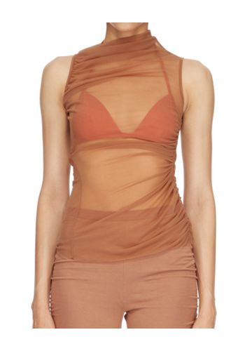 RICK OWENS LILIES svita knit top nude