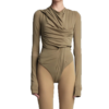 ENTIRE STUDIOS ENCASE BODYSUIT SAND