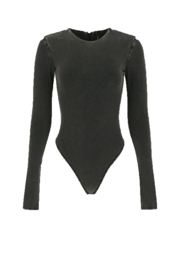 ENTIRE STUDIOS ls bodysuit washed black