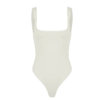 ENTIRE STUDIOS SQUARE NECK BODYSUIT RICE