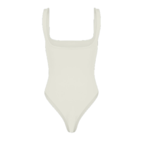 SQUARE NECK BODYSUIT RICE