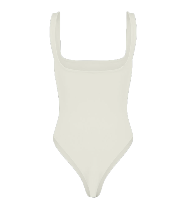 SQUARE NECK BODYSUIT RICE