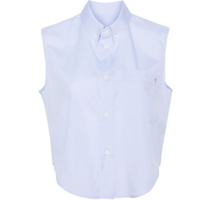 SLEEVELESS SHIRT LIGHT BLUE