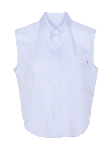 MARNI sleeveless shirt light blue