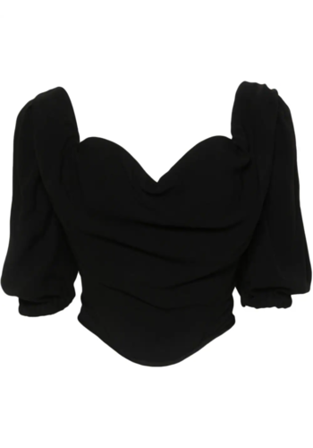 VIVIENNE WESTWOOD sunday corset top black