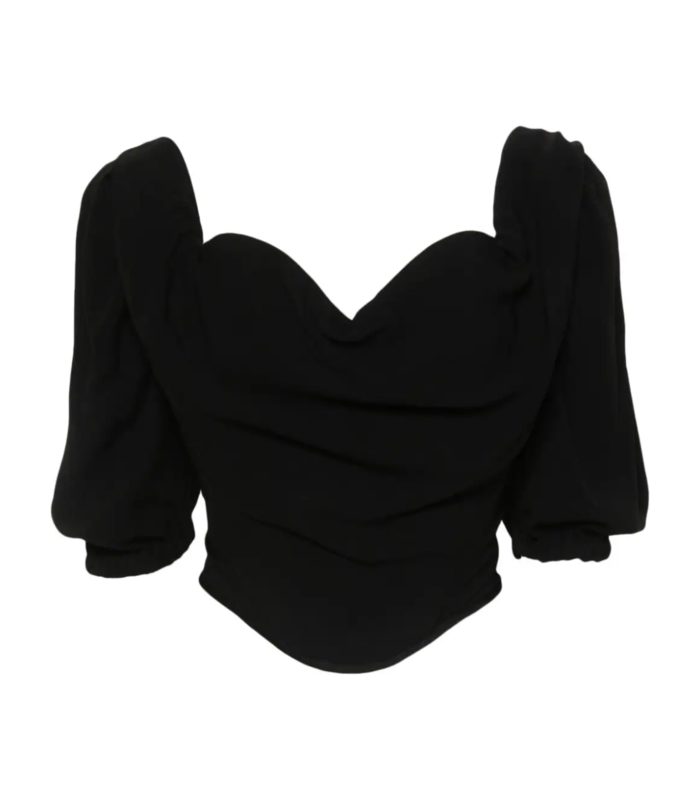 SUNDAY CORSET TOP BLACK