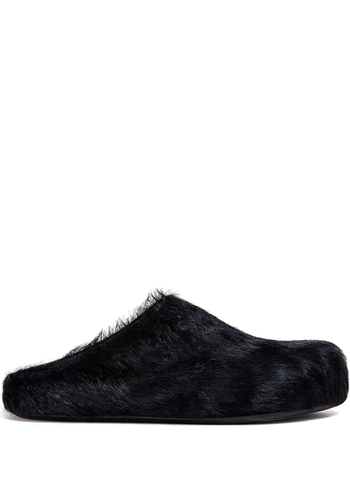 MARNI fussbett sabot fur black