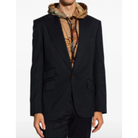 ONE BUTTON JACKET NAVY