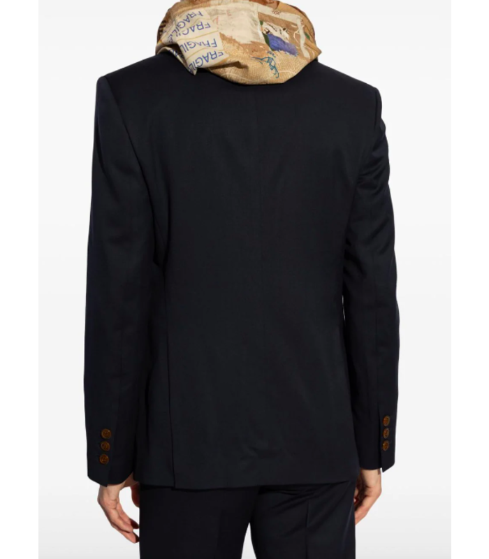 ONE BUTTON JACKET NAVY