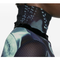 MESH TOP LONGSLEEVE PRINTED "PIGALLE" NAVY/LIGHTBLUE