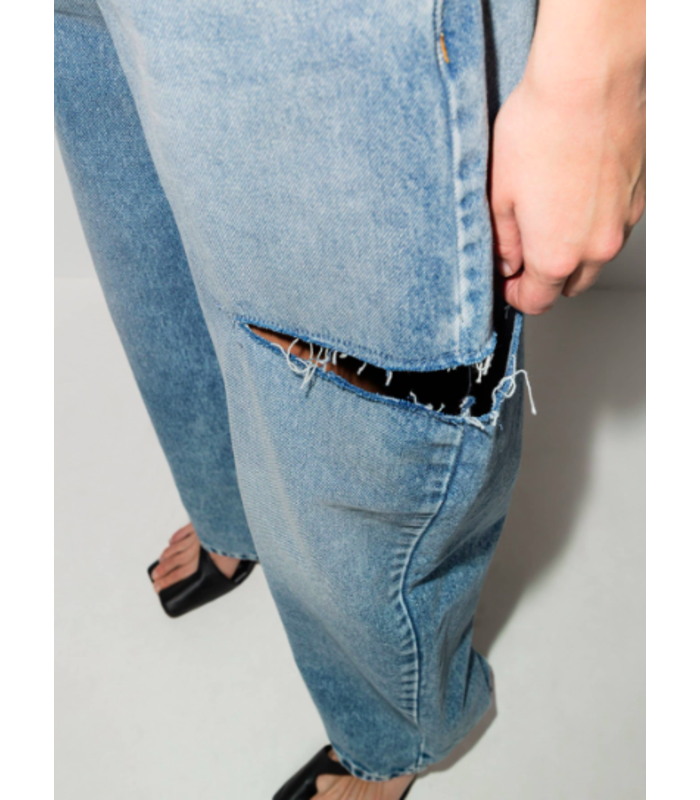 5-POCKET TROUSERS BLUE