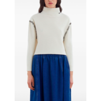 TURTLENECK SWEATER OFF WHITE