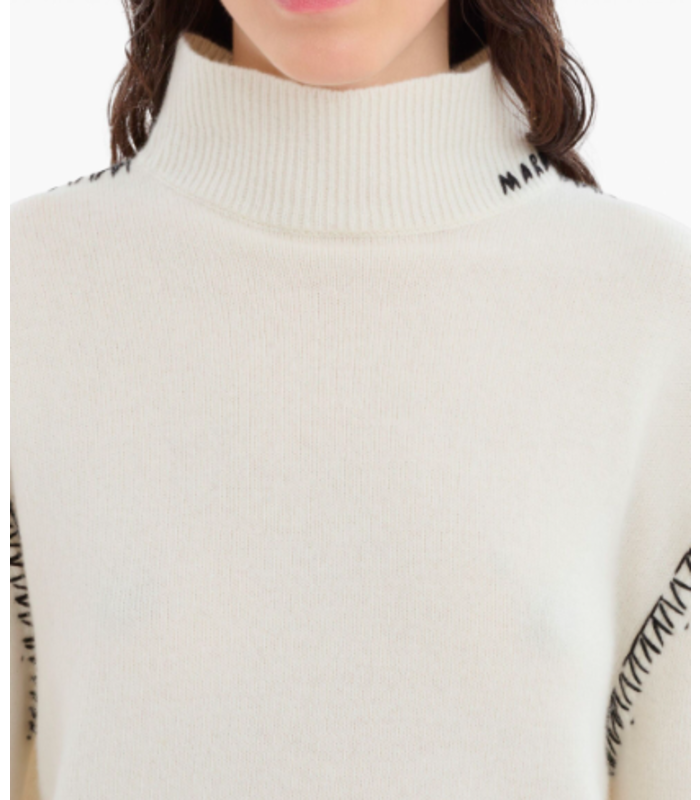 TURTLENECK SWEATER OFF WHITE