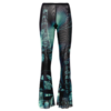 JEAN-PAUL GAULTIER MESH FLARE TROUSER PRINTED "PIGALLE" NAVY/LIGHTBLUE