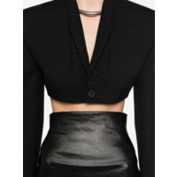 GIACCA MICRO TATLIN JACKET BLACK