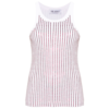 THE ATTICO TOP WHITE/RED