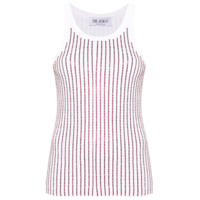 TOP WHITE/RED