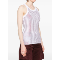 TOP WHITE/RED