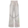 THE ATTICO PANTALONI LUNGHI VINTAGE GREY