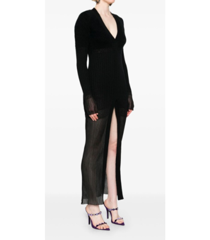 MIDI DRESS BLACK DEGRADE