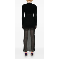 MIDI DRESS BLACK DEGRADE