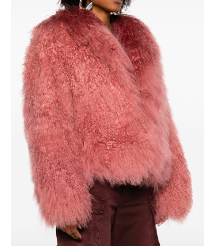 SHORT COAT VINTAGE ROSE