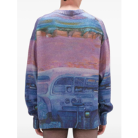 PRINTED JUMPER CORNFLOWER BLUE