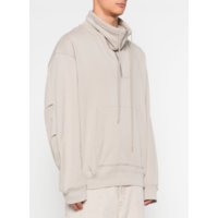 FUNNEL NECK SWEATER STONE