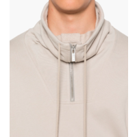 FUNNEL NECK SWEATER STONE