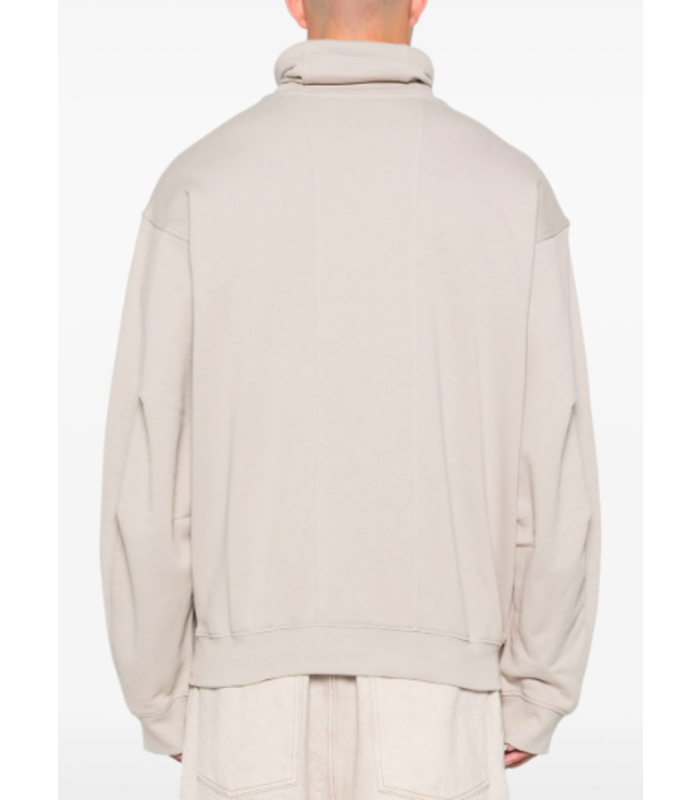 FUNNEL NECK SWEATER STONE