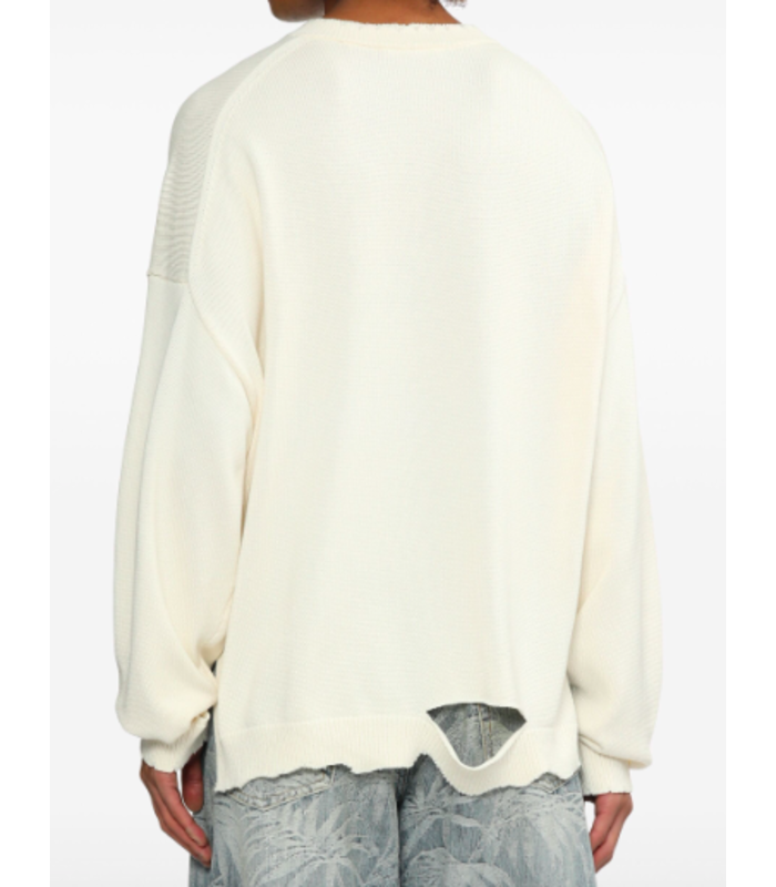 RIB CREWNECK IVORY