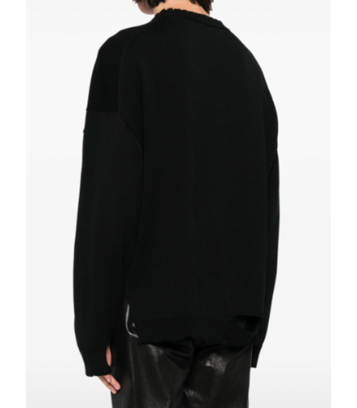 RIB CREWNECK BLACK