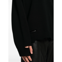 RIB CREWNECK BLACK