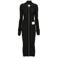 RIB DRESS BLACK