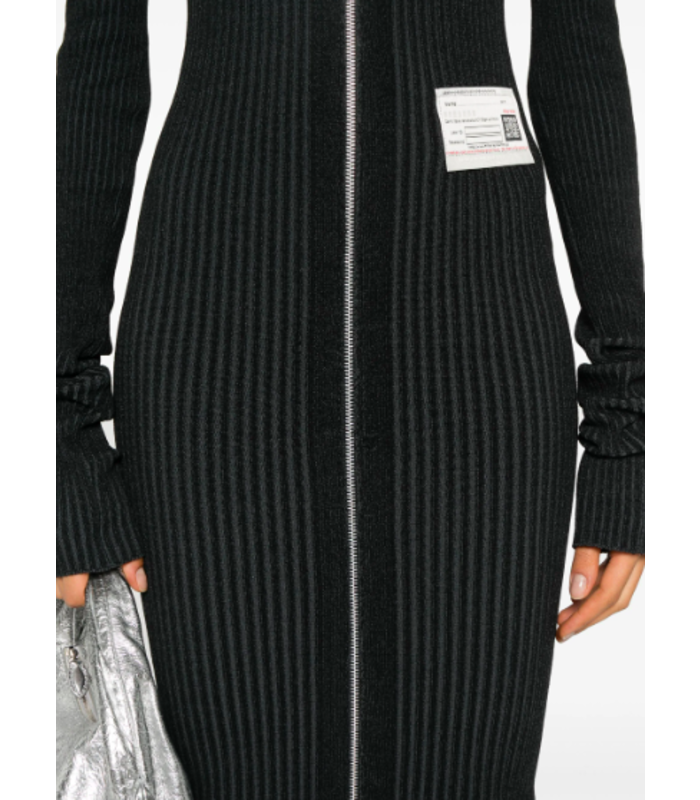 RIB DRESS BLACK