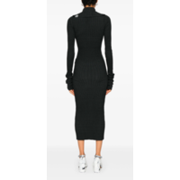 RIB DRESS BLACK