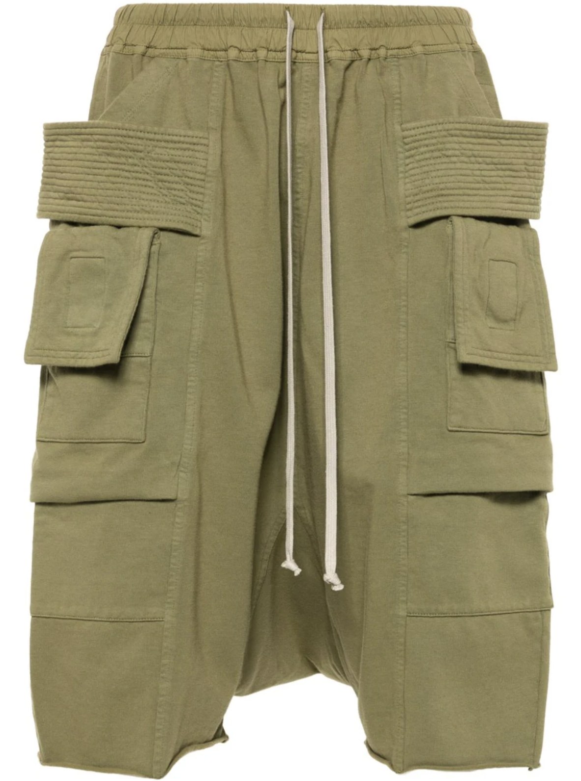 RICK OWENS DRKSHDW PANTALONI CREATCH CARGO PODS SAGE - MEGUSTA