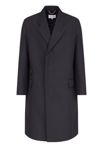 MAISON MARGIELA coat with stitches black