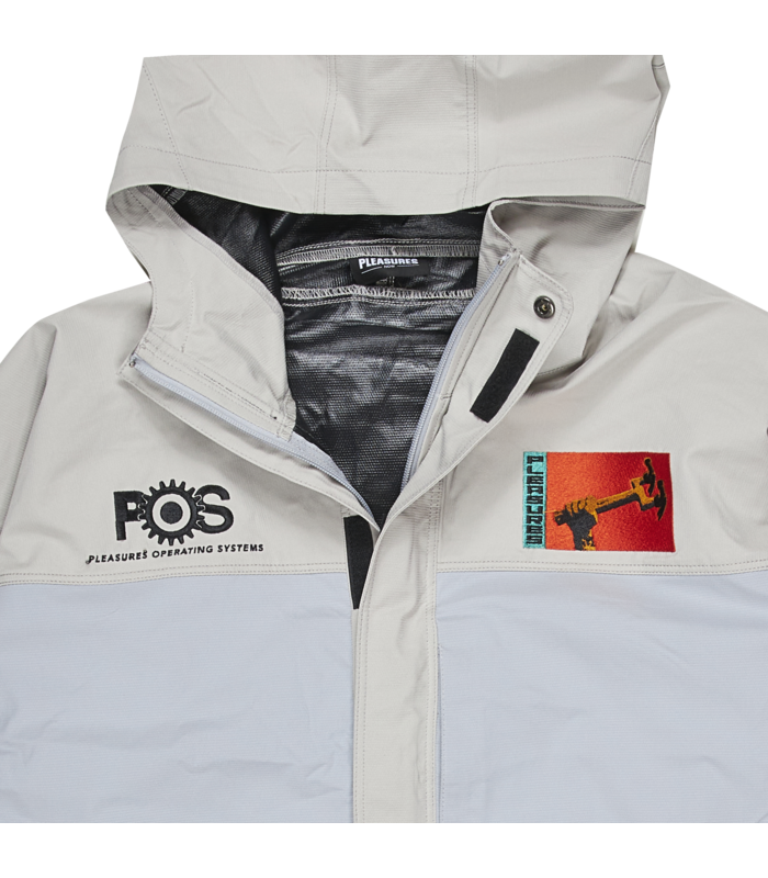 TANGO SHELL JACKET TAN/GREY