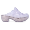 Y/PROJECT MELISSA COURT CLOG 35897 CLEAR/WHITE