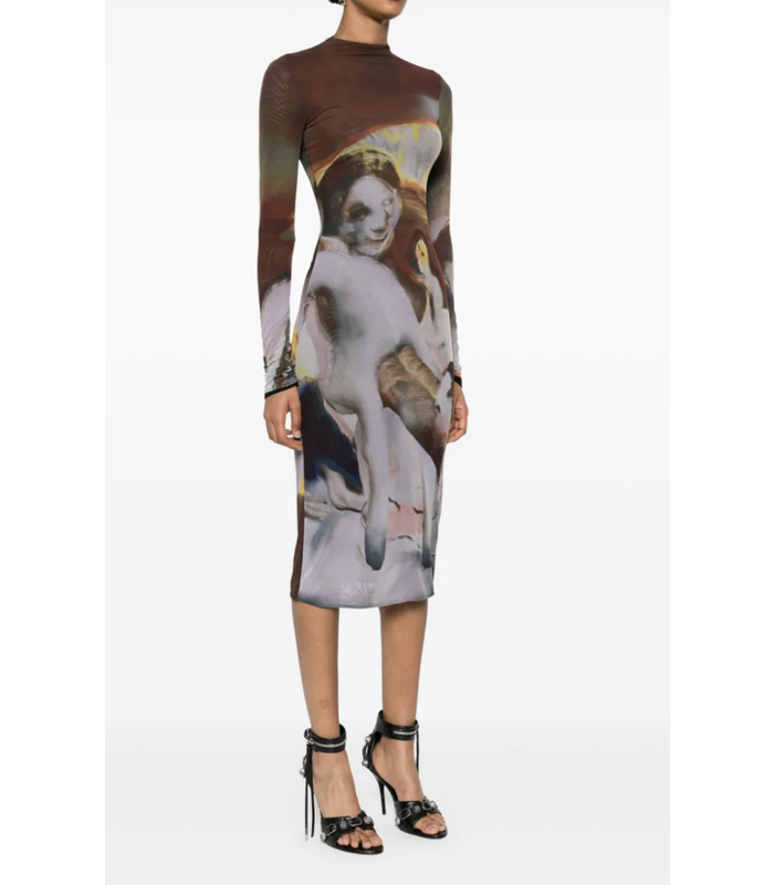 MESH ROBE SUNSET SEES Dress