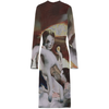 MUGLER MESH ROBE SUNSET SEES Dress MUGLER MESH ROBE SUNSET SEES Dress
