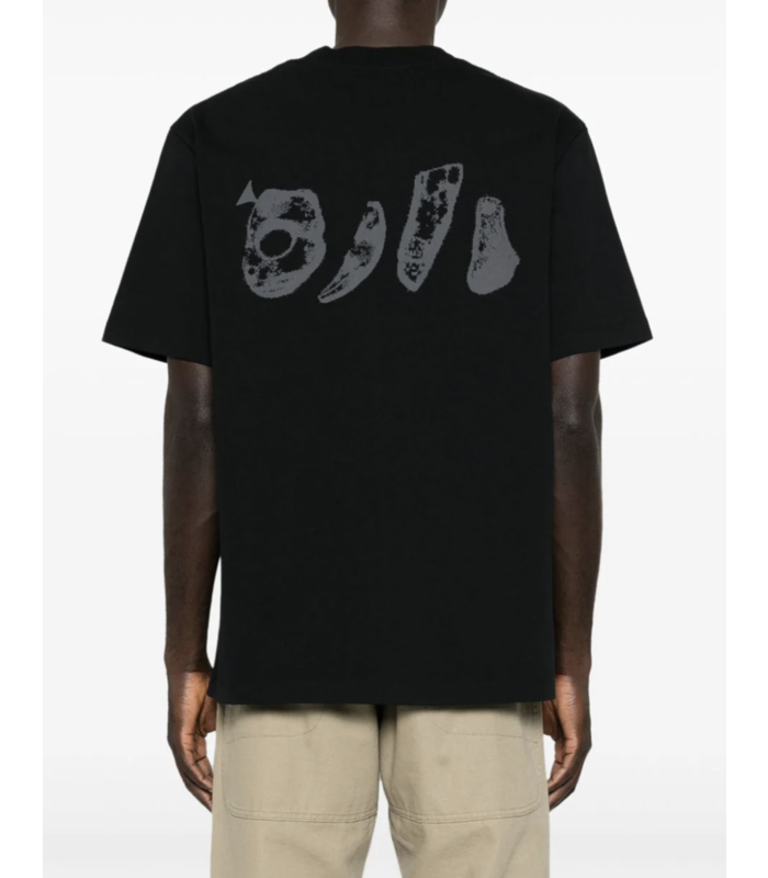 Graphic Boxy Tee Black