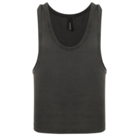 CROPPED TANK WASHED BLACK