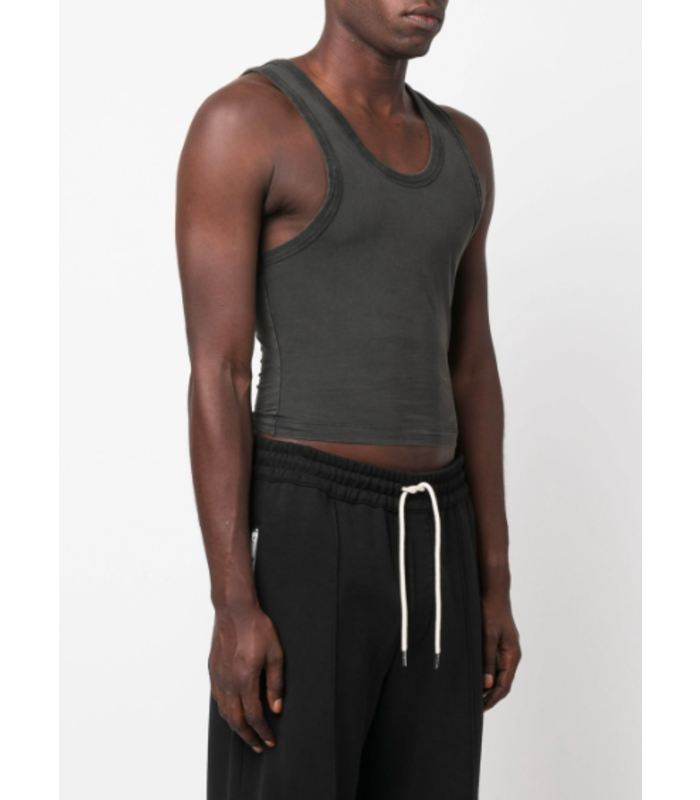 CROPPED TANK WASHED BLACK