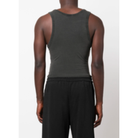 CROPPED TANK WASHED BLACK