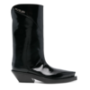 MUGLER SANTIAG BOOT BRUSHED CALF BLACK