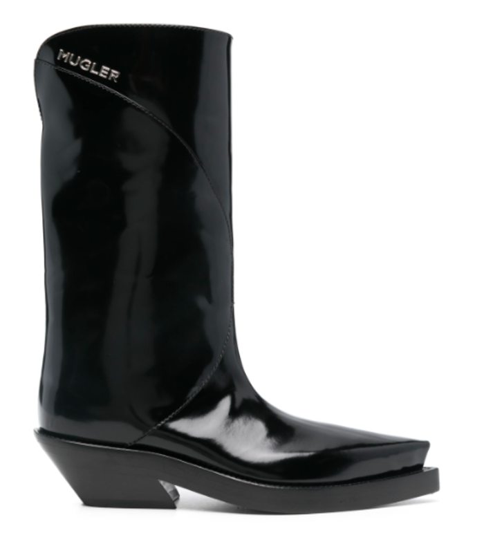 SANTIAG BOOT BRUSHED CALF BLACK